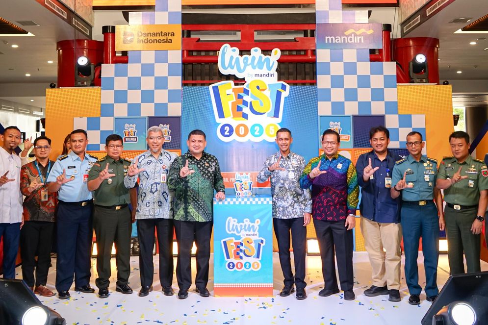 Bank Mandiri Resmi Gelar Livin' Fest 2025 di Makassar, Hadirkan Sinergi UMKM dan Industri Kreatif