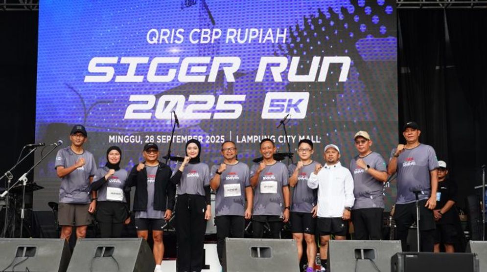 BI – OJK QRIS Tap Diluncurkan di Siger Run 2025, Wagub Jihan Ajak Masyarakat Melek Digital