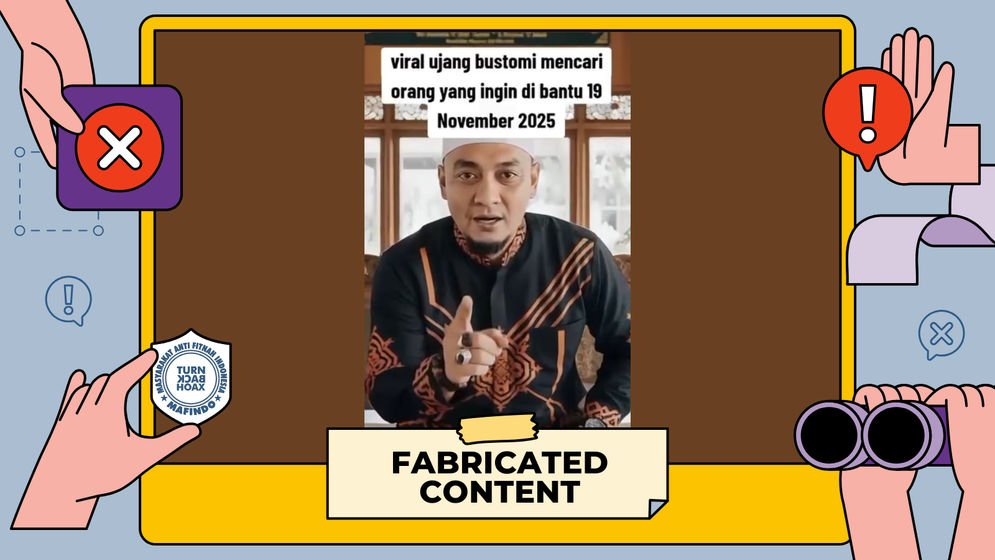 Waspada Penipuan! Ustaz Ujang Bustomi Bagi-Bagi Uang melalui Facebook