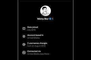 Fitur baru X, About This Account.