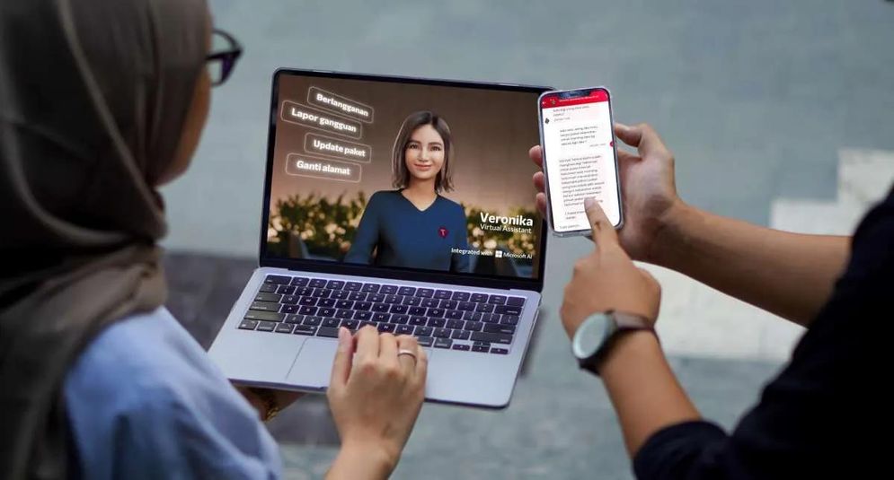 Veronika si Teman Digital Selalu Siaga, Tak Lagi Panik saat Butuh Layanan Telkomsel