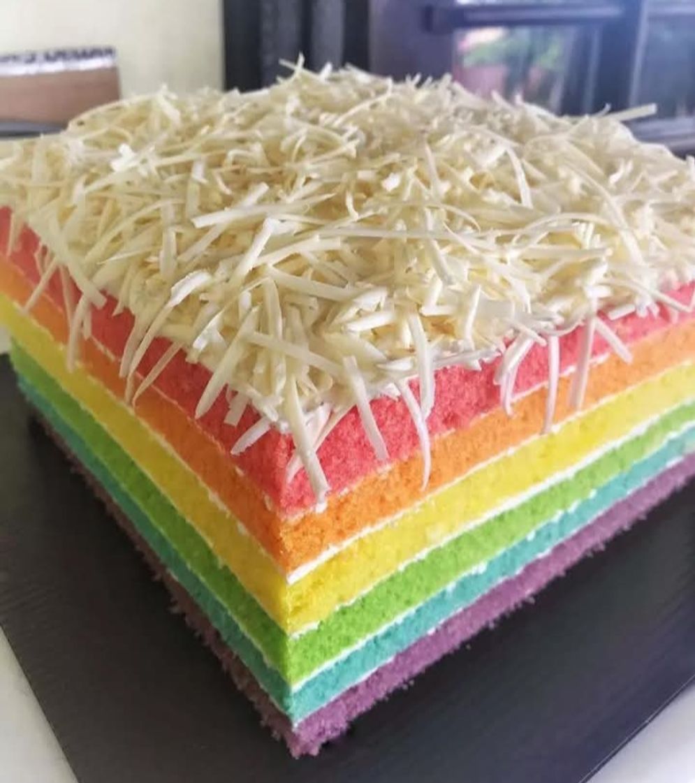 Bolu Pelangi Kukus Keju