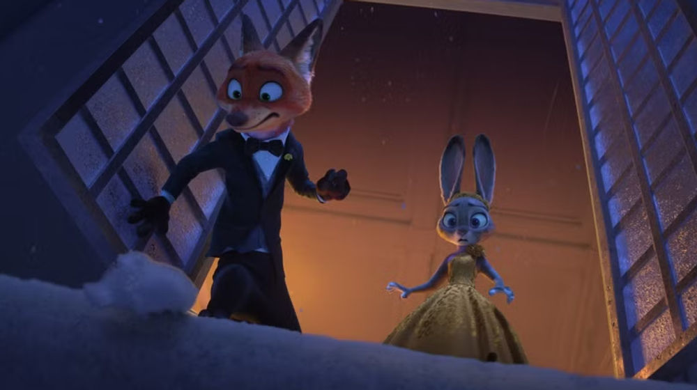 Judy dan Nick dalam film animasi Zootopia 2.