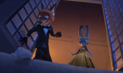 Judy dan Nick dalam film animasi Zootopia 2.