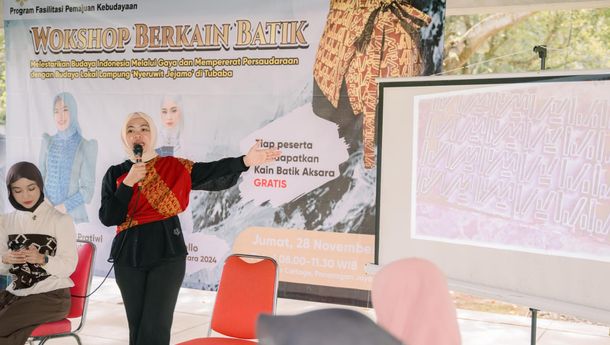 Workshop Berkain Batik: Lestarikan Budaya dan Pererat Persaudaraan dengan Budaya Lokal Lampung 'Nyeruwit Jejamo' di Tubaba