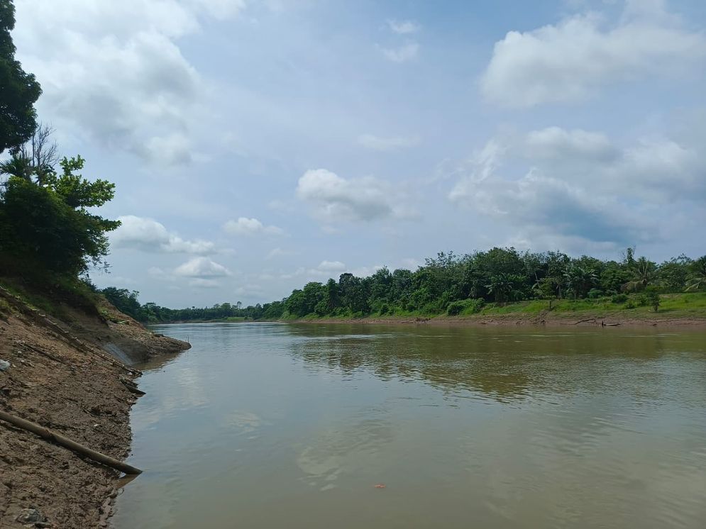 Sungai di Desa Sedupi, Kabupaten PALI, Sumatera Selatan