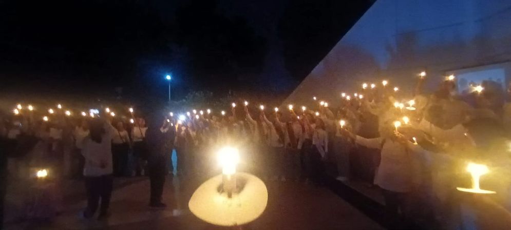 Suasana malam peringatan HAS di Palembang