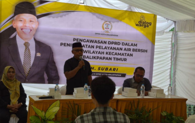 Subari Tampung Keluhan Air Bersih Warga Balikpapan Timur