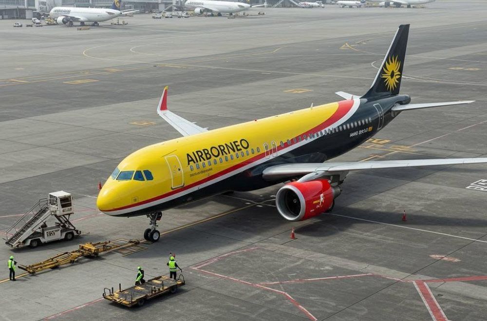 Maskapai Air Borneo (Ilustrasi)