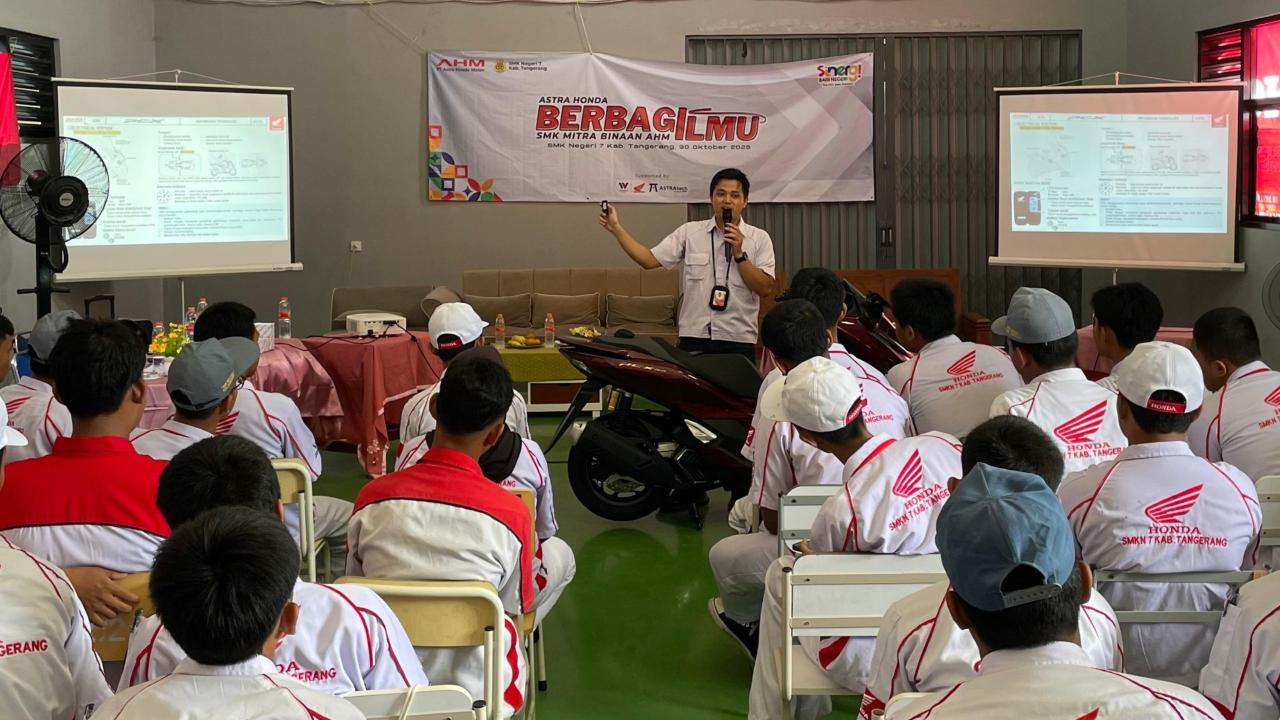AHM Bekali Ribuan Pelajar SMK dengan Teknologi Honda Terkini