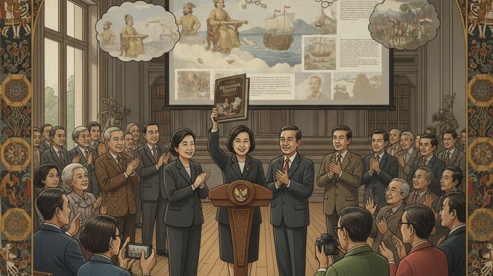 Ilustrasi Peluncuran Buku Sejarah Indonesia