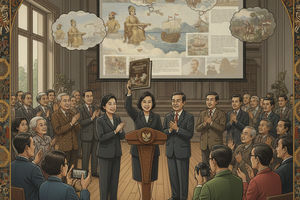 Ilustrasi Peluncuran Buku Sejarah Indonesia