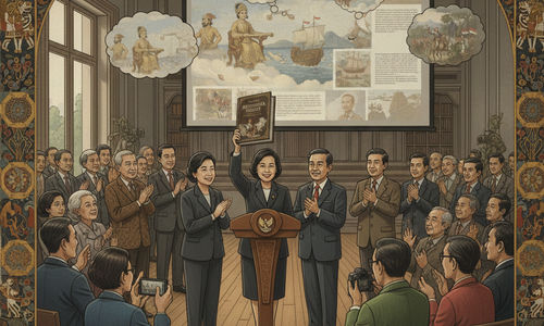 Ilustrasi Peluncuran Buku Sejarah Indonesia