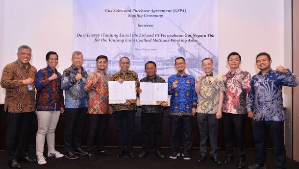 PGN dan Dart Energy Kerja Sama Pemanfaatan CBM dari WK GMB Tanjung Enim