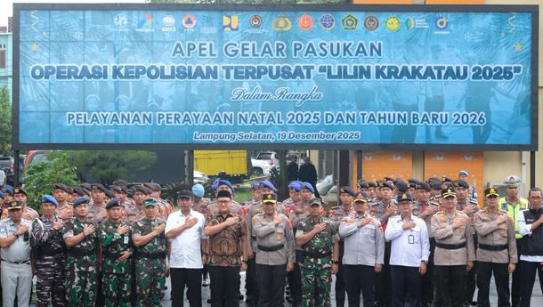 Pastikan Nataru 2025/2026 Aman, Polda Lampung Kerahkan 4.021 Personel