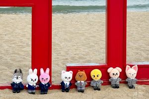 Official karakter merchandise K-pop, SKZOO Doll milik Stray Kids.