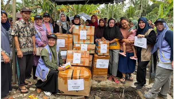 PTPN I Salurkan Bantuan dan Trauma Healing Korban Banjir