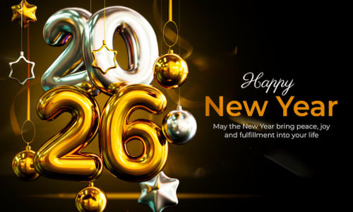 Ucapan Tahun Baru 2026.