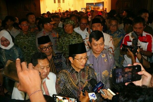 Menteri Agama RI, Nazaruddin Umar mengunjungi Sulawesi Utara.