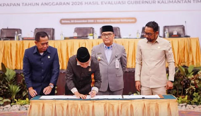 Penandatanganan Paripurna APBD Balikpapan 2026 Disepakati Rp3,5 Triliun