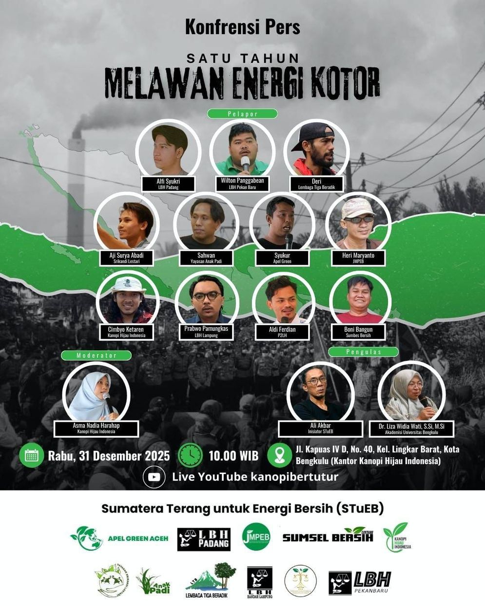 Kilas Balik: STuEB, Setahun Melawan Energi Kotor