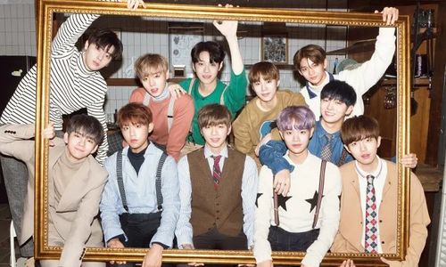 Group K-pop Wanna One.