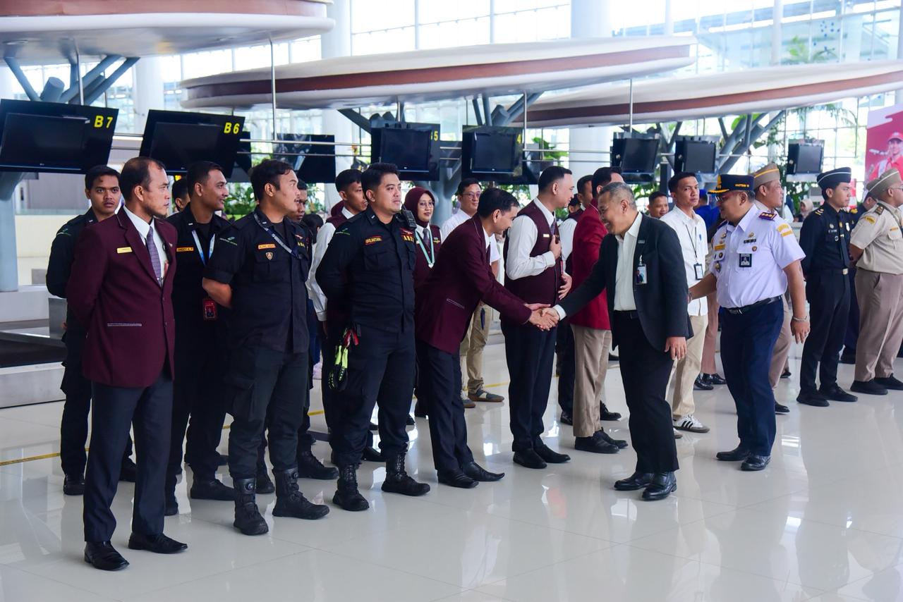 Posko Nataru Bandara SAMS Sepinggan Ditutup