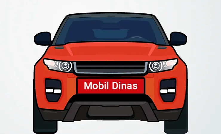 Ilustrasi kendaraan dinas.