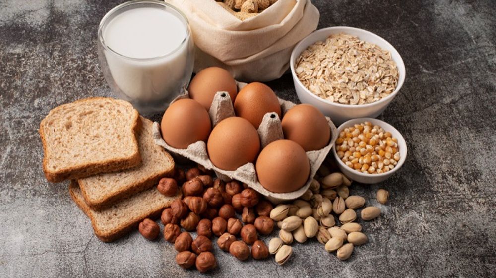 Ilustrasi makanan berkarbohidrat.