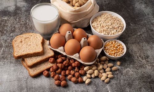 Ilustrasi makanan berkarbohidrat.