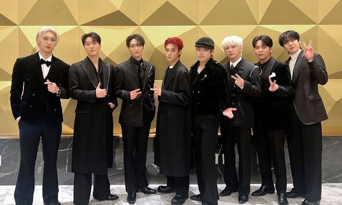 Boy group K-pop ATEEZ.