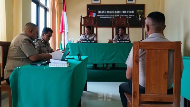 Sidang Kode Etik Propam Polda NTT:Tegu Dinyatakan Bersalah