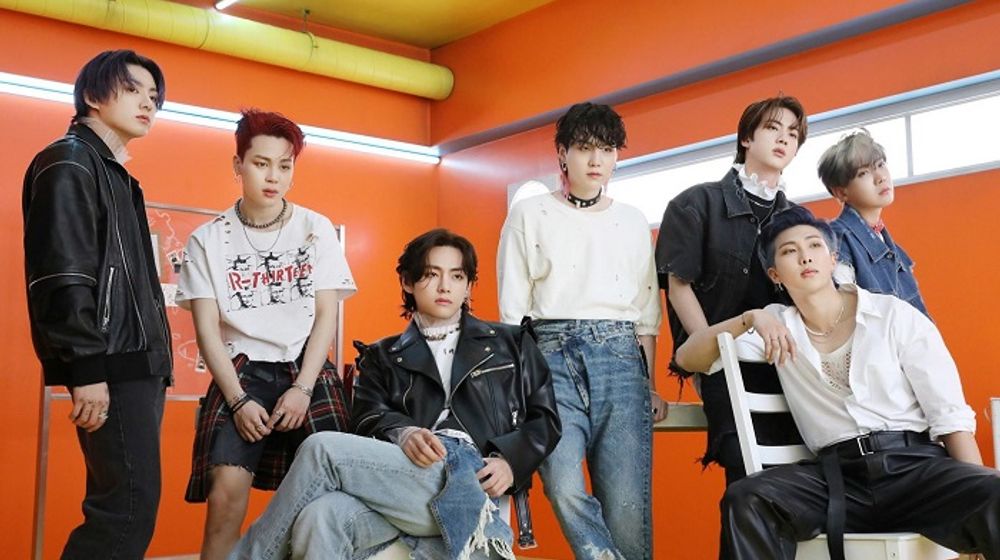 Boy group K-pop BTS.