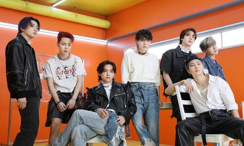 Boy group K-pop BTS.