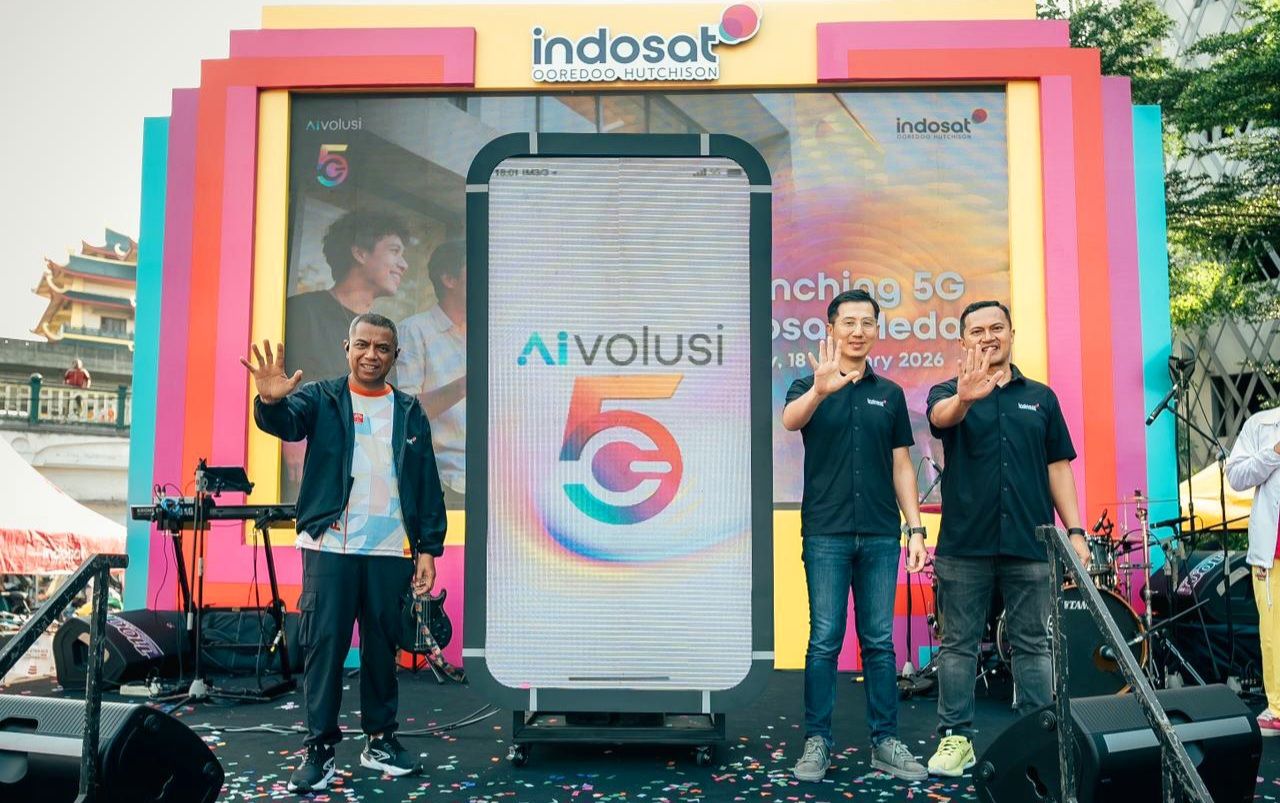 
Launching Indosat 5G bersamaan dengan CFD di Lapangan Merdeka Medan