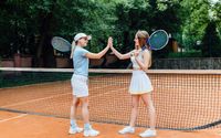 Olahraga raket tenis.