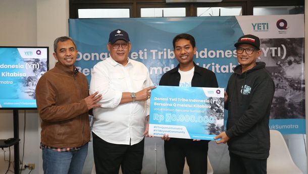 QGroup dan YTI Serahkan Bantuan untuk Sumatra Via Kitabisa