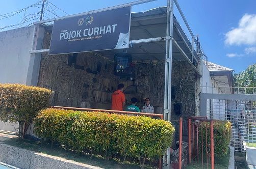 Rutan Kelas IIA Manado dengan program Pojok Curhat. 