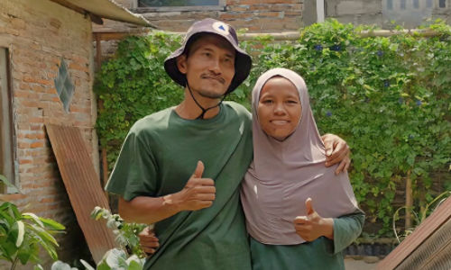 Sri Widodo dan Nurul Fitri Hidayati pendiri Yoso Farm.