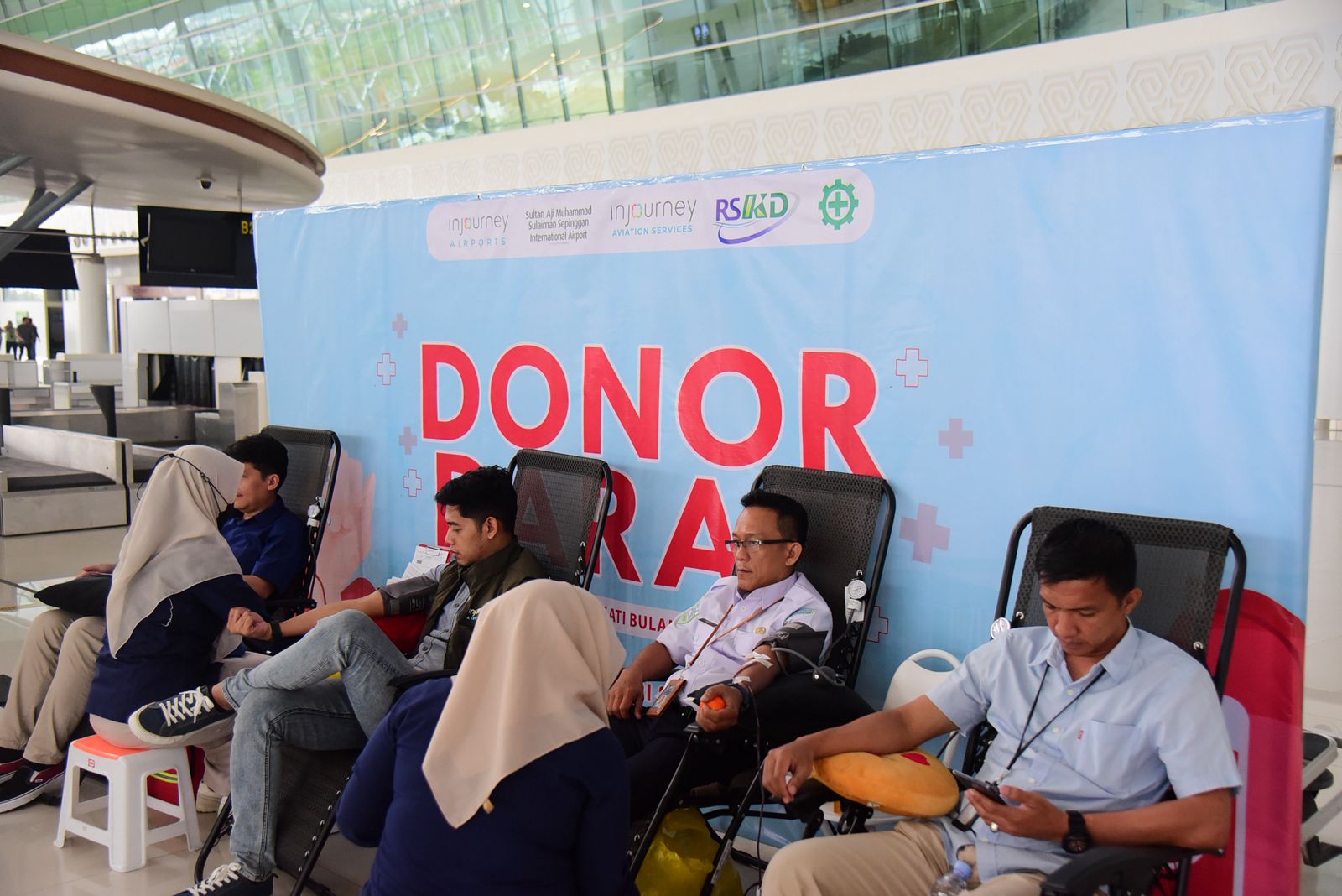 Donor Darah di Bandara Sepinggan, Wujud K3  dan Sosial