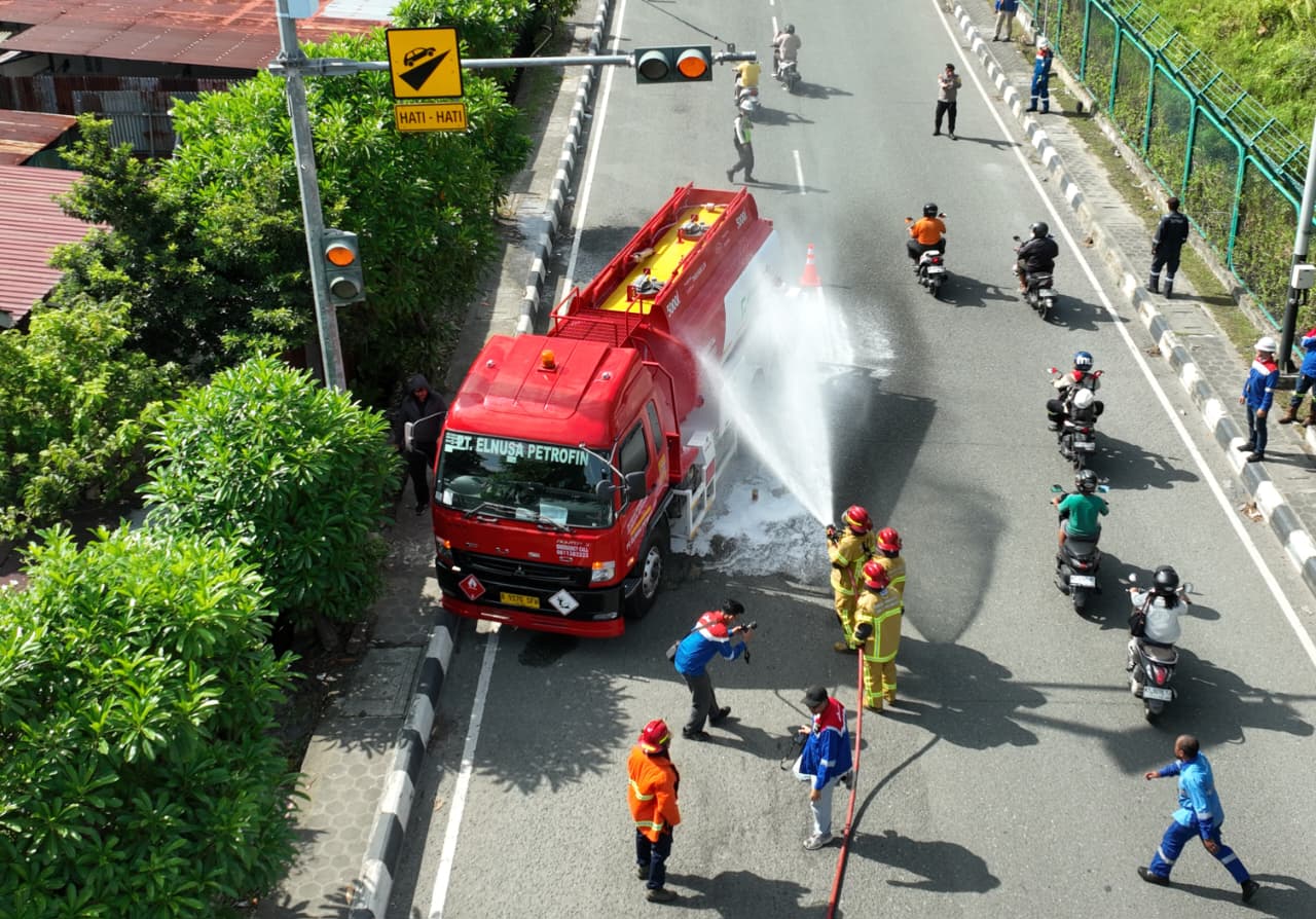Simulasi Darurat Tangki BBM, Pertamina Siaga Distribusi