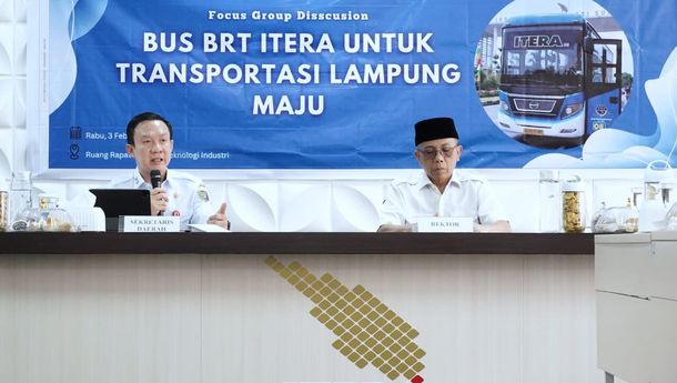 Pemprov Lampung Dorong BRT Itera Jadi Proyek Percontohan