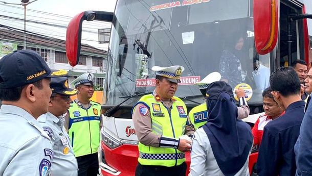 Jasa Raharja Bersama Mitra Gelar Rampcheck Angkutan Umum