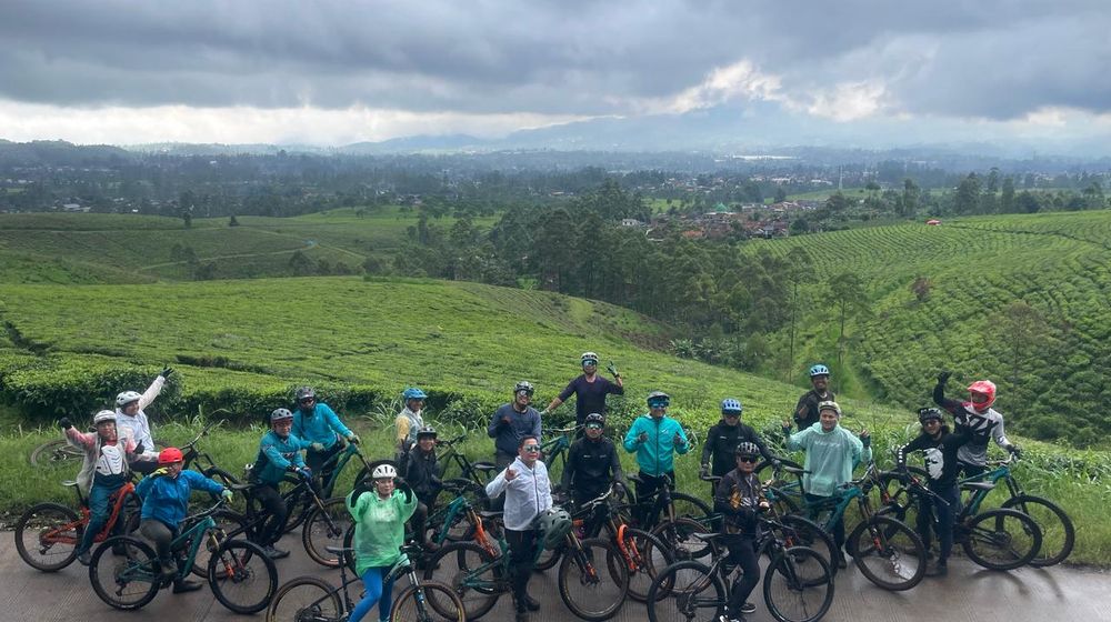 Trek Kawah Wayang Pengalengan Jadi Destinasi Penggila MTB