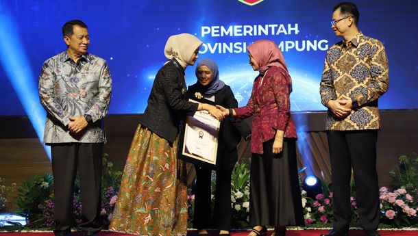 Pemprov Lampung Raih Penghargaan SAKIP 2025