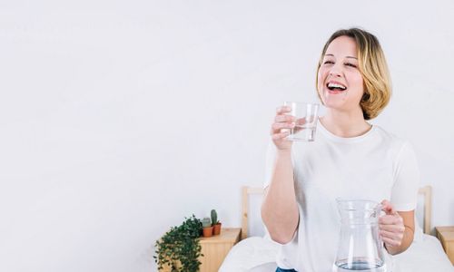 Perbanyak minum air putih.