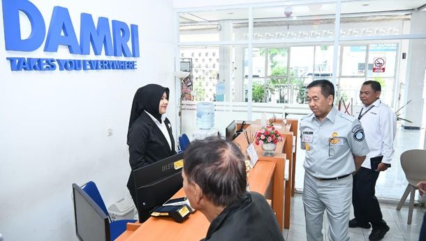 Jasa Raharja Kunker ke Perum DAMRI Cabang Kemayoran