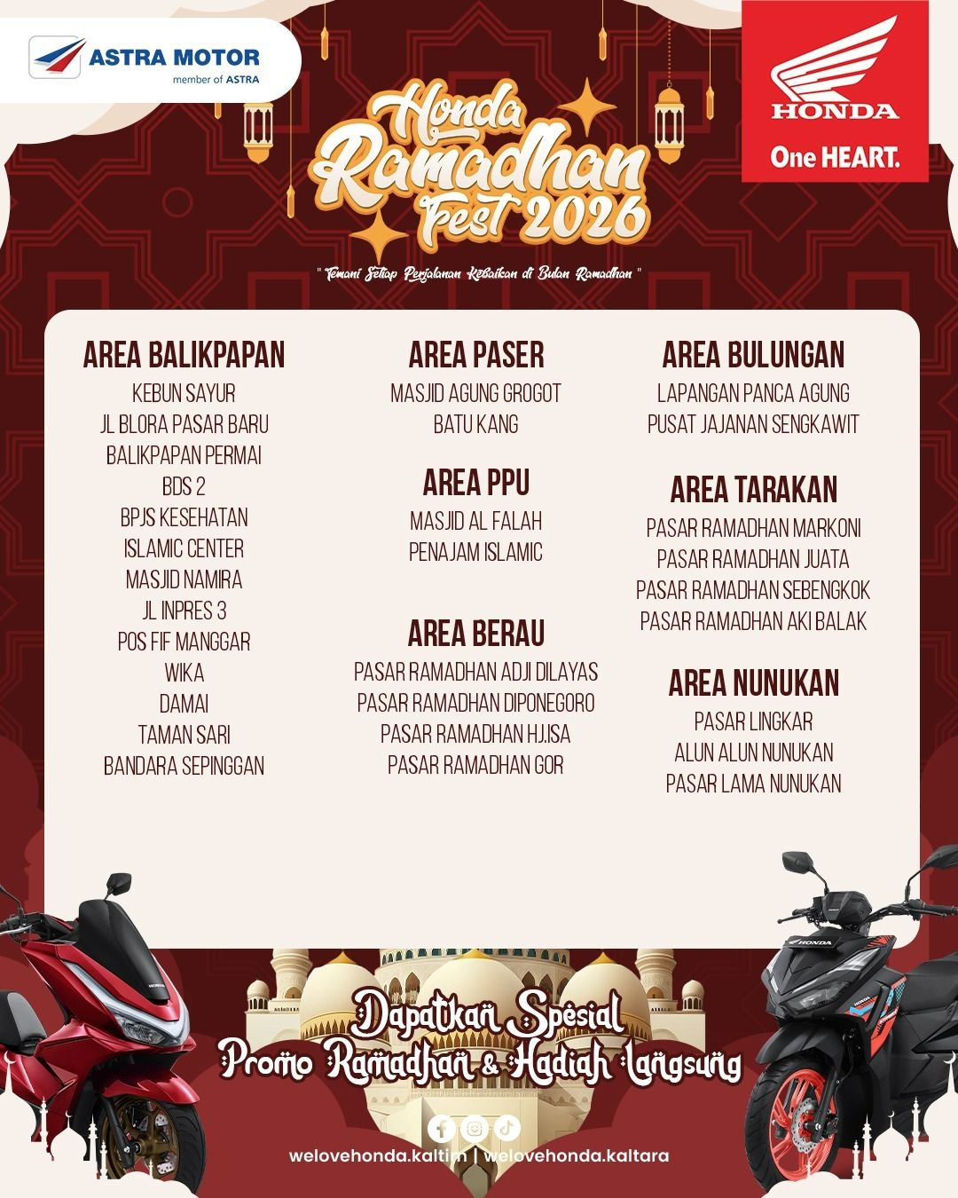 Honda Ramadan Fest 2026 Hadir di 30 Titik Kaltim