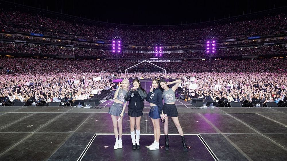 Girl group K-pop BLACKPINK.