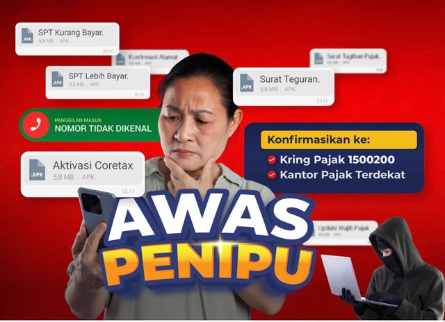 Kenali Penipuan Aplikasi Palsu Pajak, Wajib Pajak Waspada!